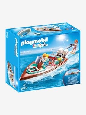 Motorboot mit Unterwassermotor