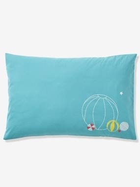 Kissenbezug Baby Circus blau bedruckt