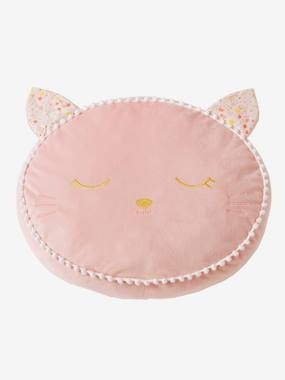 Kissen ,,Katze aus Samt rosa