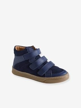 High Sneakers mit Klett, Jungen marine