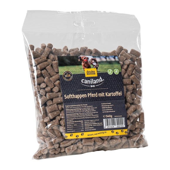 Caniland Soft Pferd-Happen getreidefrei - 4 x 540 g