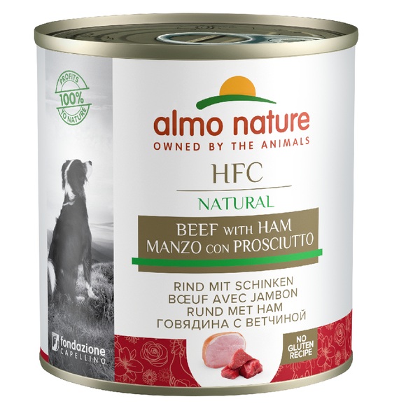 Almo Nature HFC 6 x 280 g / 290 g - Rind mit Schinken (290 g)