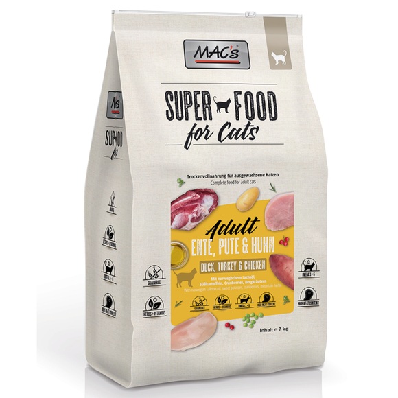 MAC´s Cat Adult Ente, Pute & Huhn - 7 kg