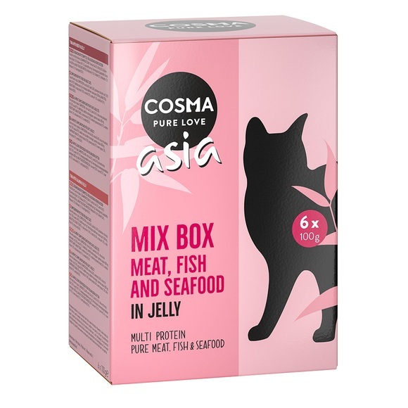 Cosma Thai/Asia in Jelly Frischebeutel 6 x 100 g - Mix (6 Sorten)