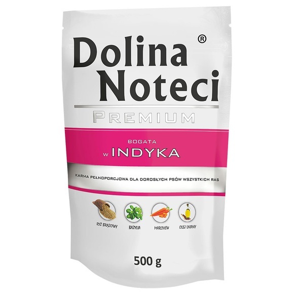 Dolina Noteci Premium in Beuteln, 10 x 500 g - Reich an Pute