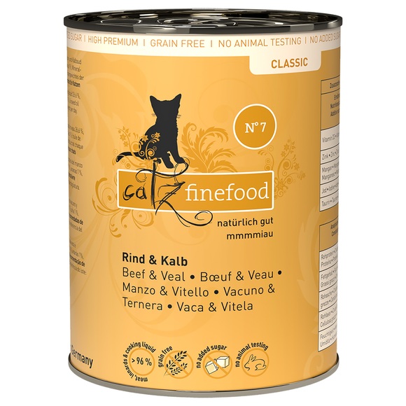 catz finefood 6 x 400 g - Kalb