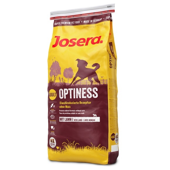 Mischpaket: 2 x 15 kg Josera Optiness Hundefutter ohne Mais + Sensiplus - 15 kg Optiness + 15 kg Sensiplus