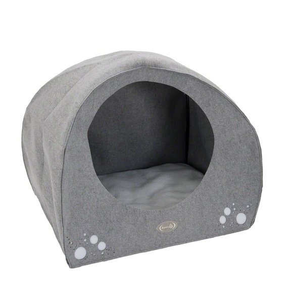 Hunde-Iglu aus Filz - L 71 x B 54 x H 57 cm