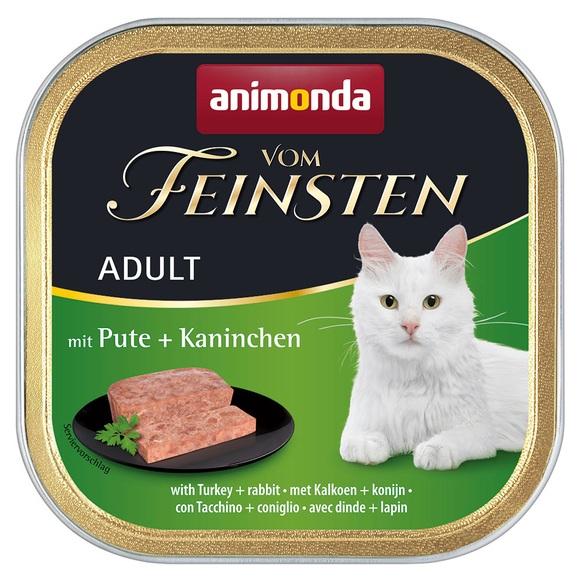 Animonda vom Feinsten Adult 6 x 100 g - Pute & Kaninchen