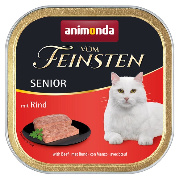 Animonda Vom Feinsten Mixpaket 32 x 100 g - Senior (3 Sorten)