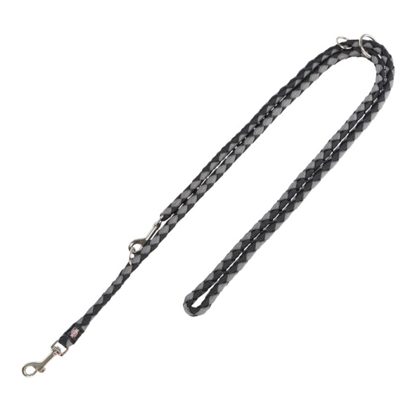 Trixie Cavo Verlängerungsleine, schwarz/grafit - Größe L - XL: 200 cm lang, Ø 18 mm