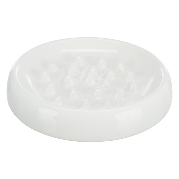 Trixie Anti-Schling-Napf für Katzen Slow Feed aus Keramik 250ml ø18cm
