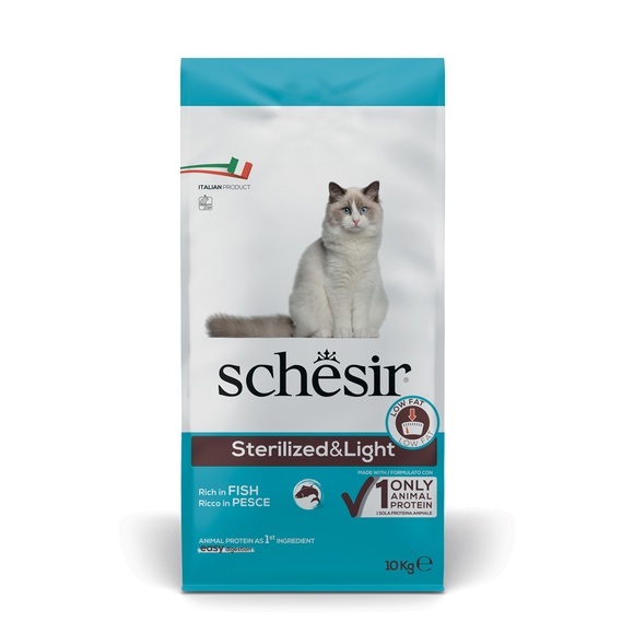 Schesir Sterilized mit Fisch - Sparpaket: 2 x 10 kg