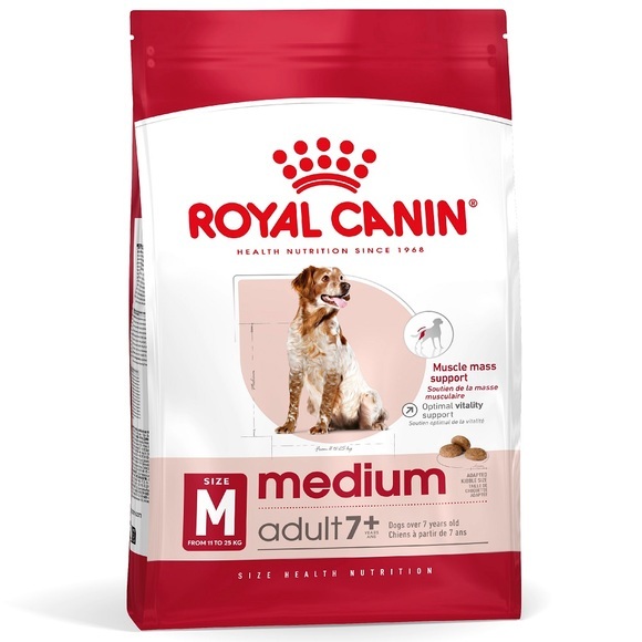 Grossgebinde Royal Canin Size + 180 g Wolf of Wilderness Snack gratis! - Medium Adult 7+ (15 kg)