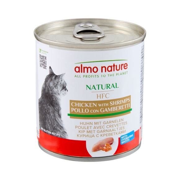Almo Nature HFC Natural 6 x 280 g - Huhn & Garnelen