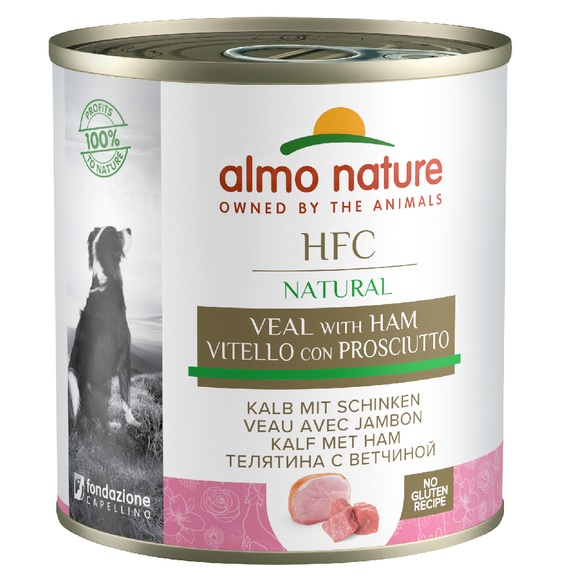 Almo Nature HFC 6 x 280 g / 290 g - Kalb mit Schinken (290 g)