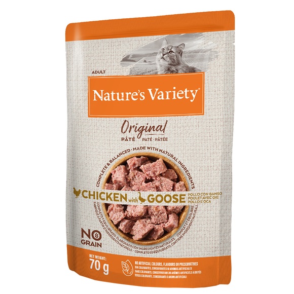 Megapack Nature's Variety Original Paté No Grain 24 x 70 g - Huhn und Gans