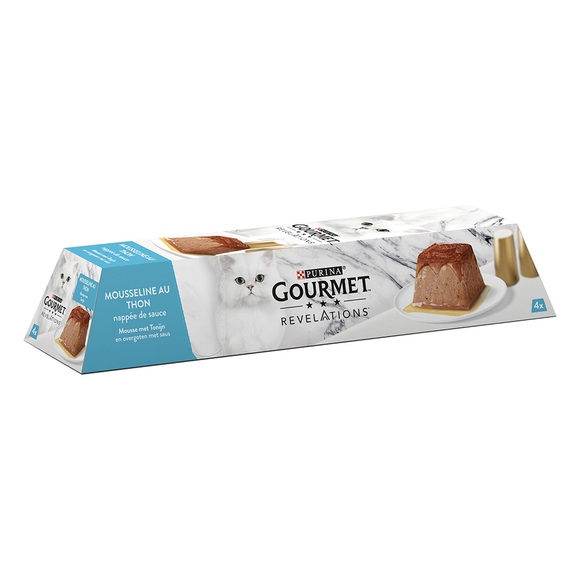 Gourmet Revelations Mousse Katzenfutter 4 x 57 g - Thunfisch
