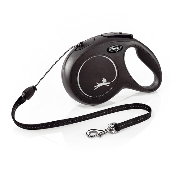 flexi New Classic Seil-Leine M schwarz, 8 m - flexi New Classic Seil-Leine M schwarz, 8 m