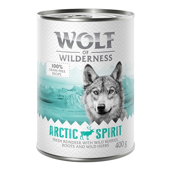 Wolf of Wilderness Adult 6 x 400 g - Arctic Spirit - Rentier