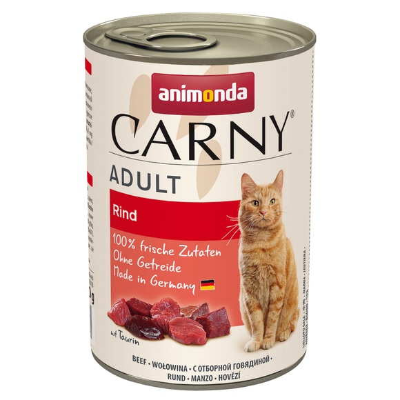 Animonda Carny Adult 6 x 400 g - Rind pur
