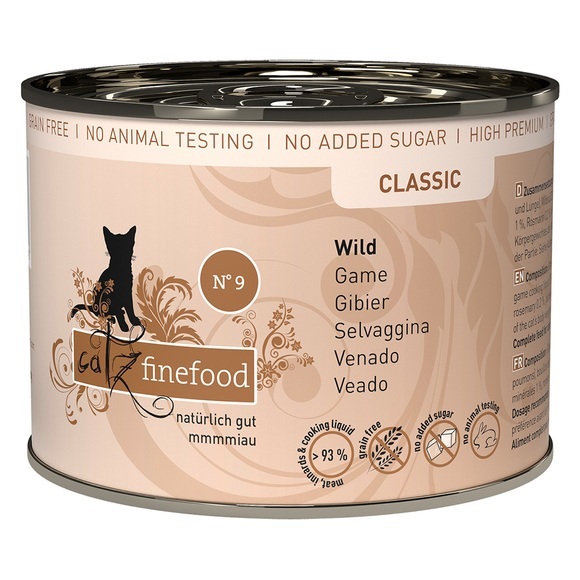 10 + 2 gratis! 12 x 200 g catz finefood - Wild