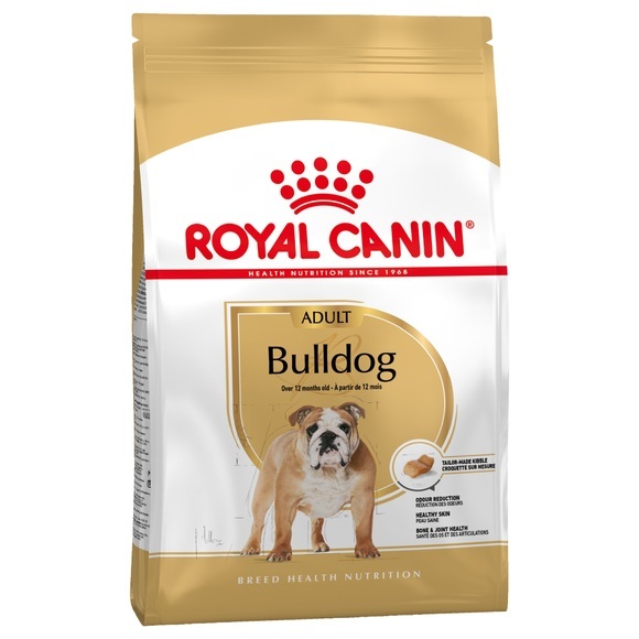 Grossgebinde Royal Canin Breed + Hundedecke gratis! - Bulldog (12 kg)