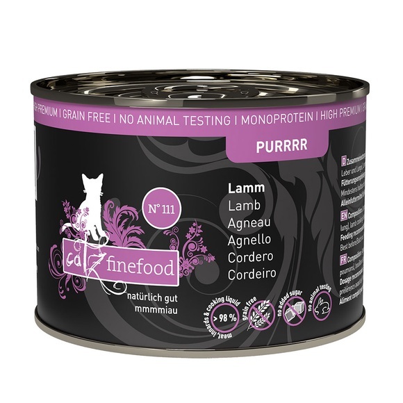 catz finefood Purrrr Dose 6 x 200 g - No. 111 Lamm