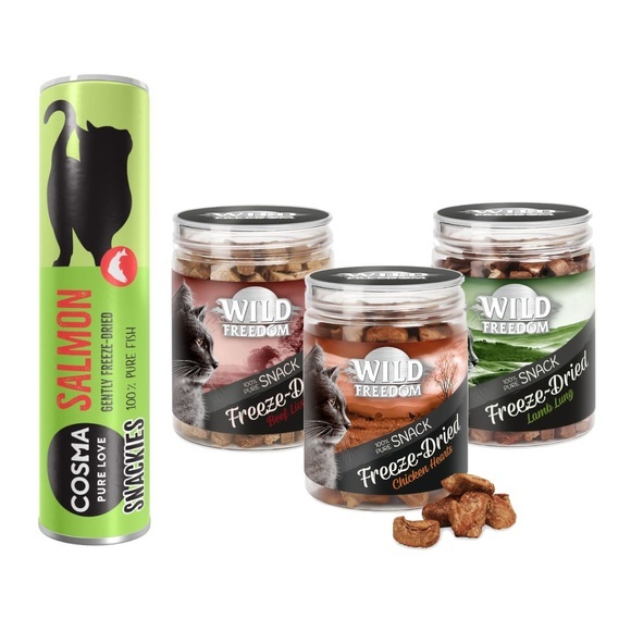 Wild Freedom Freeze-Dried Snacks Rinderleber - Sparpaket: 3 x 60 g