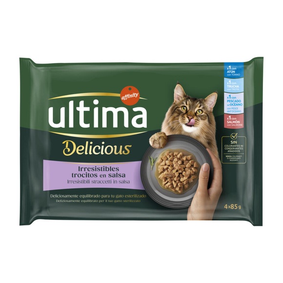 Ultima Cat Sterilized 48 x 85 g - Fischauswahl