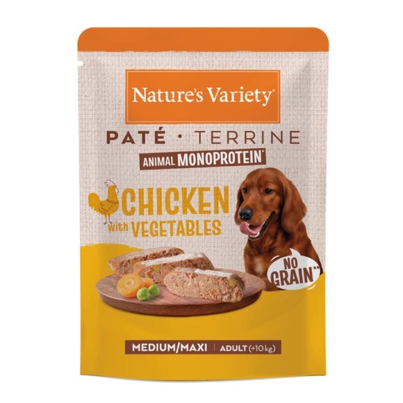 Nature's Variety Original Paté No Grain Medium/Maxi Adult 8 x 300 g - Huhn