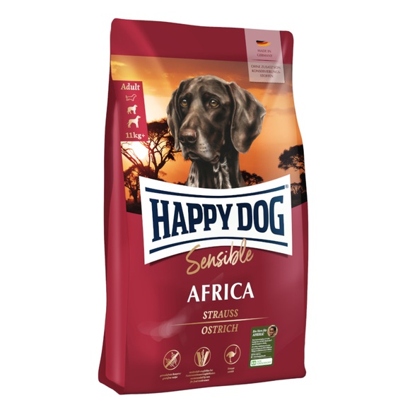 Happy Dog Supreme ´´Kulinarische Weltreise´´, 3 x 4 kg - Africa, Neuseeland, Toscana