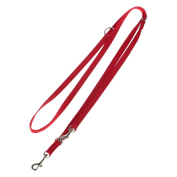 Hunter Set: Halsband Ecco Sport + Hundeleine, rot - Halsband Größe M + Leine 200 cm / 15 mm