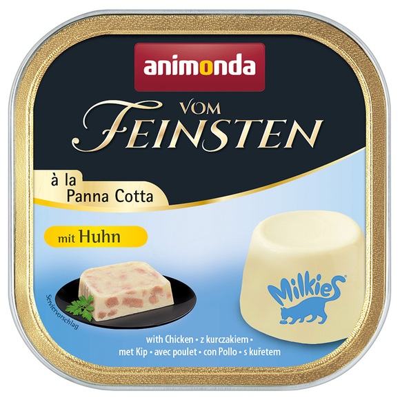 Sparpaket Animonda Vom Feinsten Adult à la Panna Cotta 64 x 100 g - mit Huhn