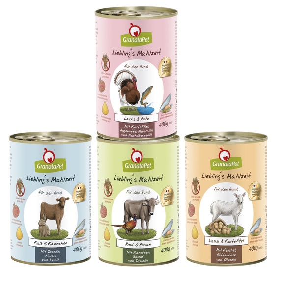 GranataPet Liebling´s Mahlzeit Mixpaket - 6 x 400 g