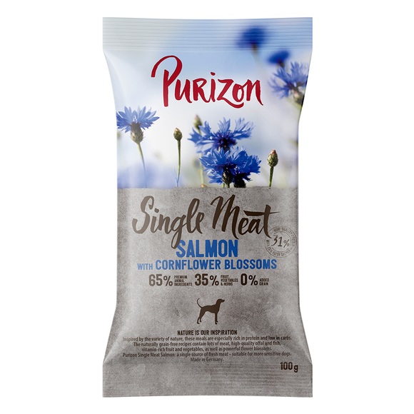 Purizon Single Meat Adult Lachs mit Spinat - getreidefrei - 100 g