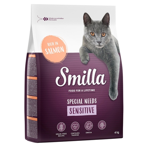 Smilla Adult Sensitive Getreidefrei Lachs - Sparpaket 20 kg (5 x 4 kg)
