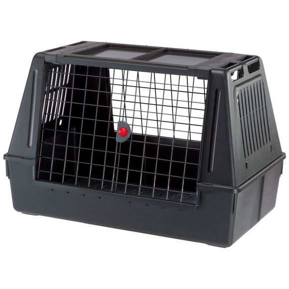 Ferplast Autotransportbox Atlas Car Scenic schwarz - 100, B 100 x T 60 x H 66 cm