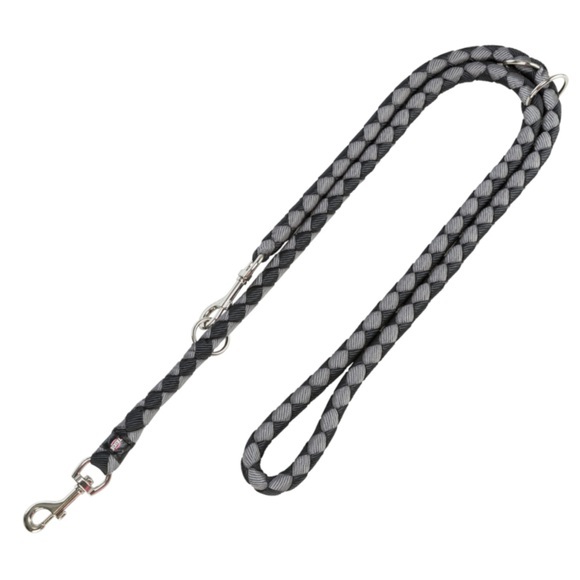 Trixie Hundeleine Cavo, Farbe: Schwarz