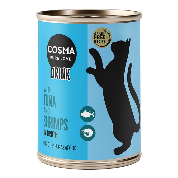 Cosma Drink 6 x 100 g - Thunfisch und Shrimps
