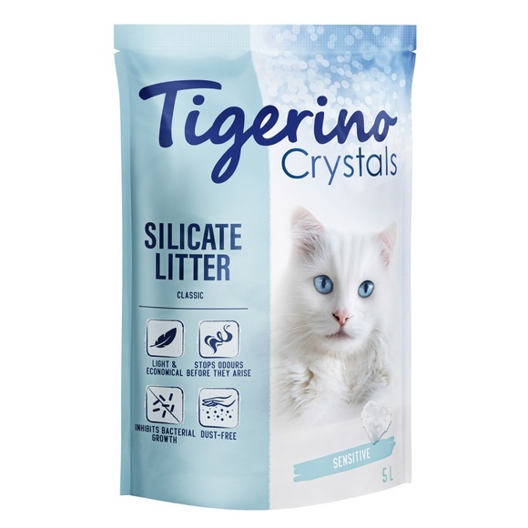 Tigerino Crystals Katzenstreu - 6 x 5 l - Sparangebot!