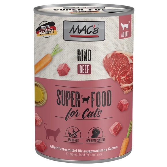MAC´s Cat 6 x 400 g - Rind