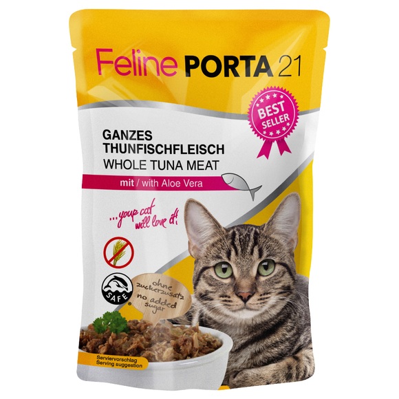 Gemischtes Probierpaket: 6 x 100 g Feline Porta 21 - Gemischtes Probierpaket (Getreidefrei)
