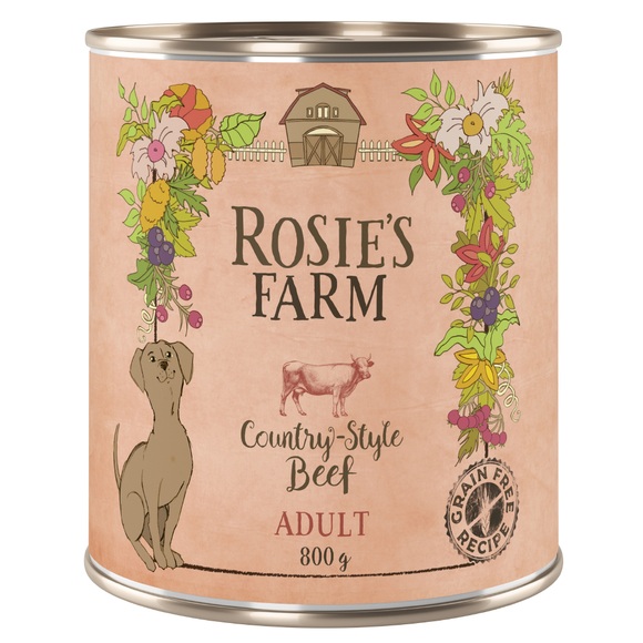 Rosie's Farm Adult 6 x 800 g - Rind