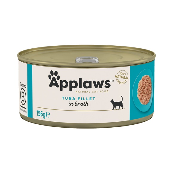 Applaws Katzenfutter in Brühe 6 x 156 g - Thunfischfilet