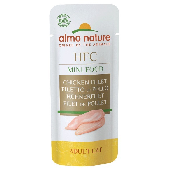 Almo Nature Green Label Mini Food - Hühnerfilet (5 x 3 g)