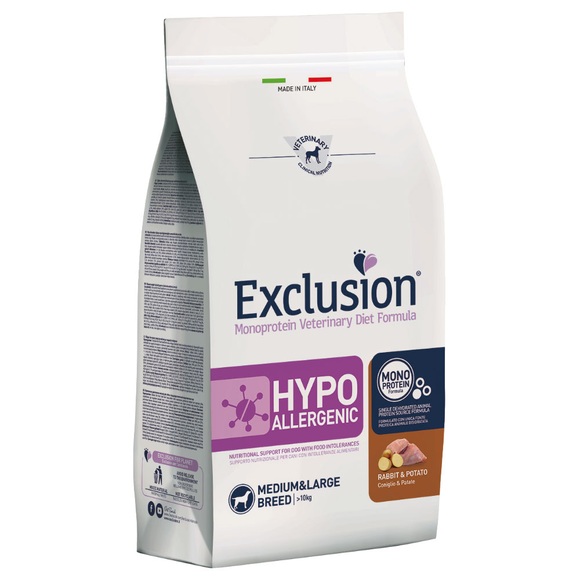 Exclusion Hundefutter mit Kaninchen & Kartoffel - 12 kg