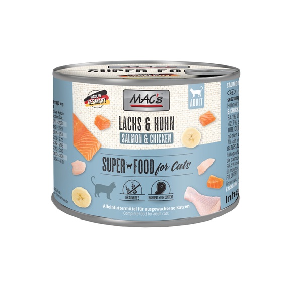 MAC´s Cat 6 x 200 g - Lachs & Huhn