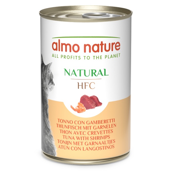 20 + 4 gratis! 24 x 140 g Almo Nature HFC - Thunfisch & Garnelen