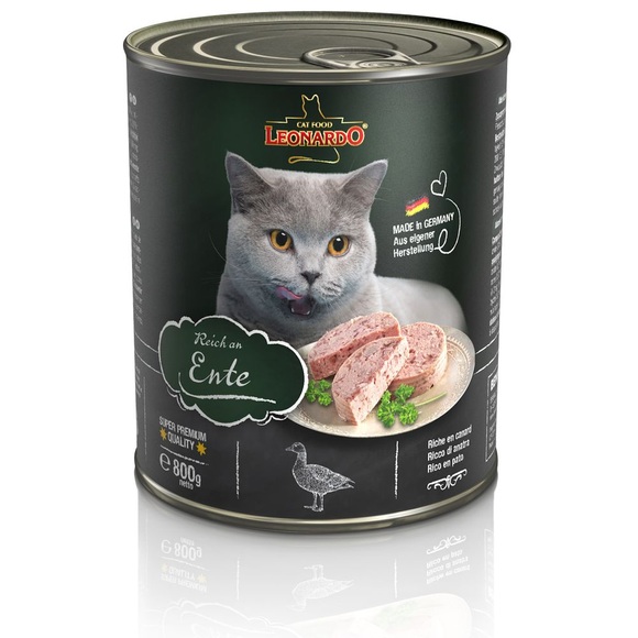 Sparpaket MP Leonardo 24 x 800 g Dosen - Reich an Ente